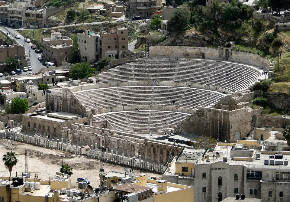 Roman Theatre and the Hashemite Plaza