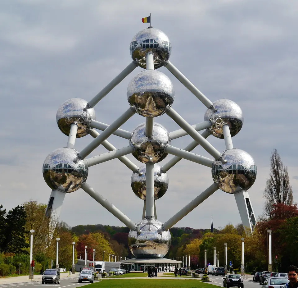 The Atomium and Cinquantenaire