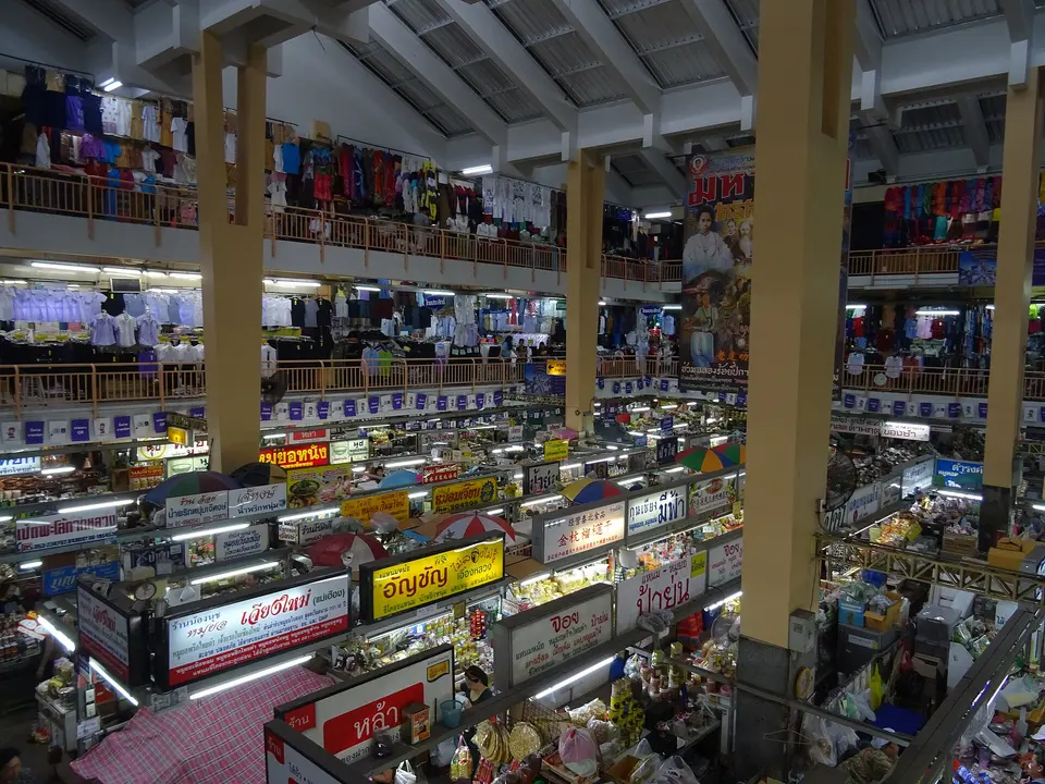 Warorot Market and the Ping riverbank