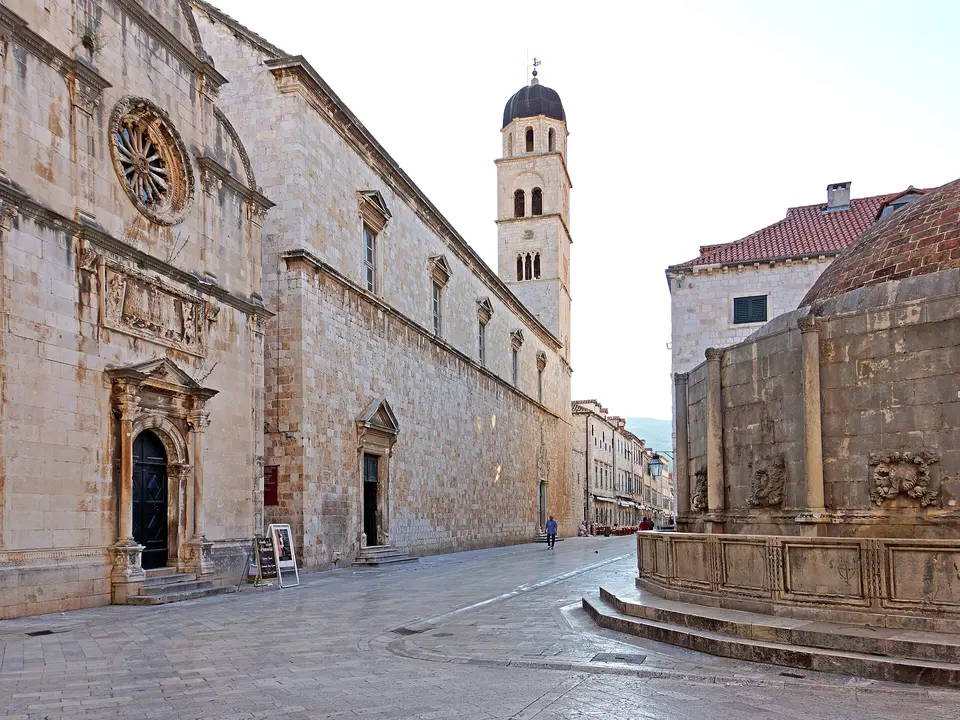 Stradun and the Franciscan Monastery