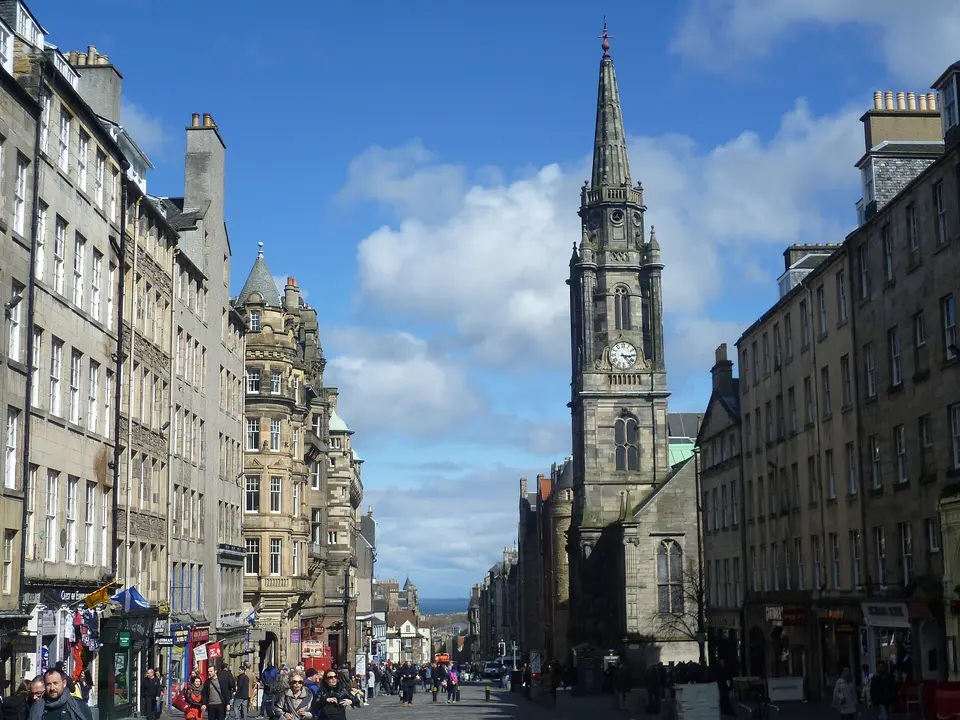 Royal Mile, upper section
