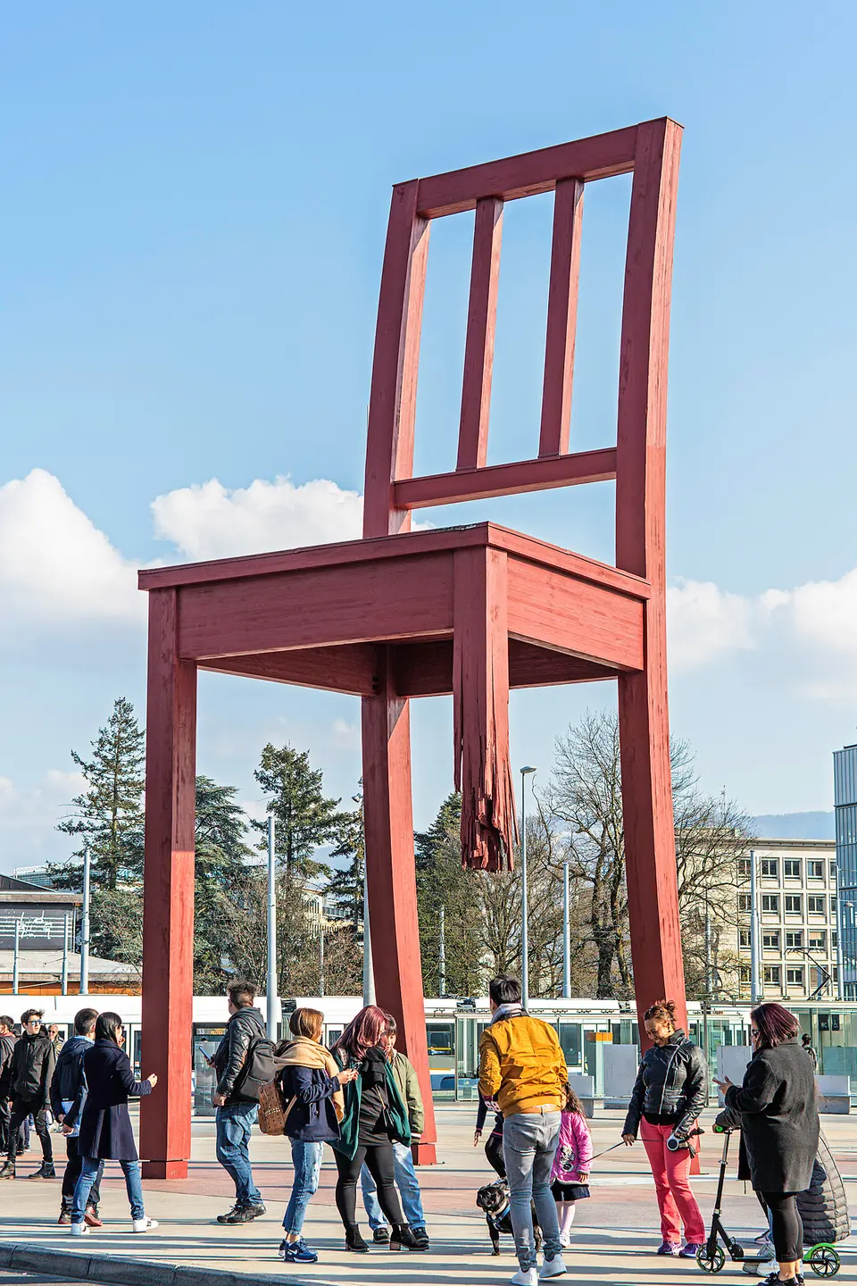 Place des Nations and Broken Chair