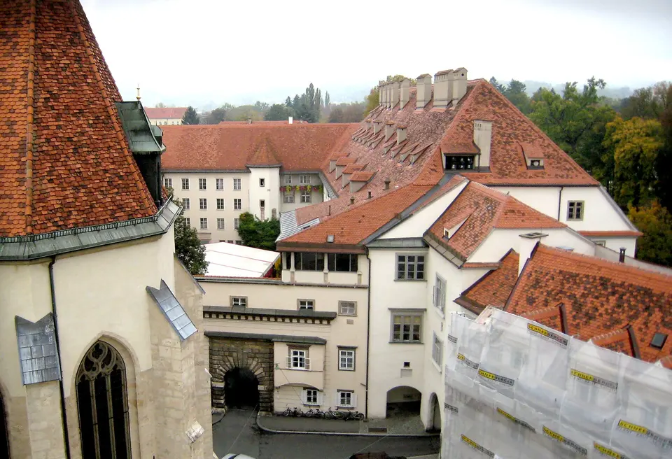 Graz Burg and double spiral staircase