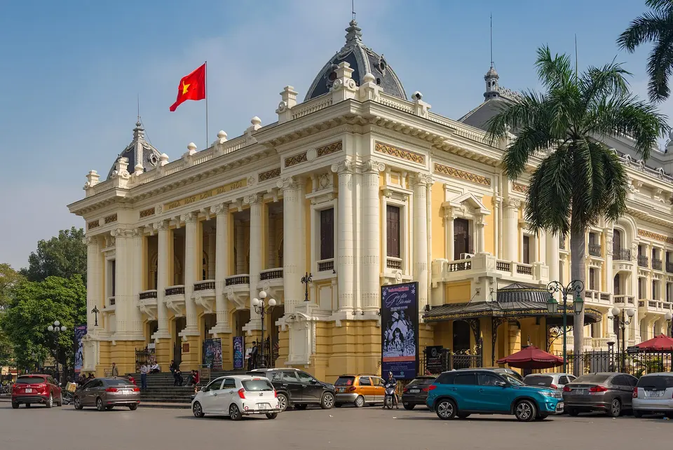 Hanoi Opera House and the French Quarter