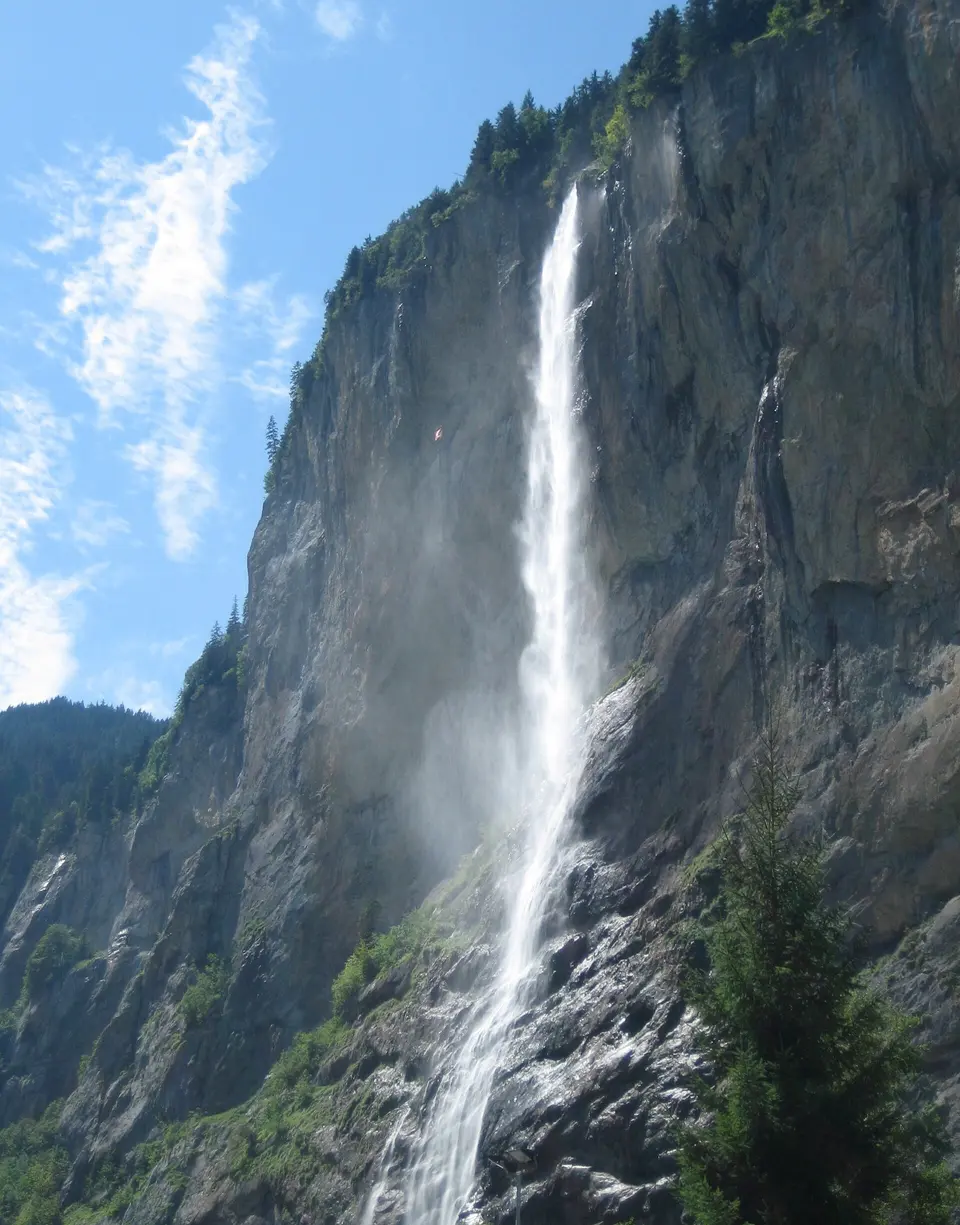 Lauterbrunnen and the Staubbach Falls
