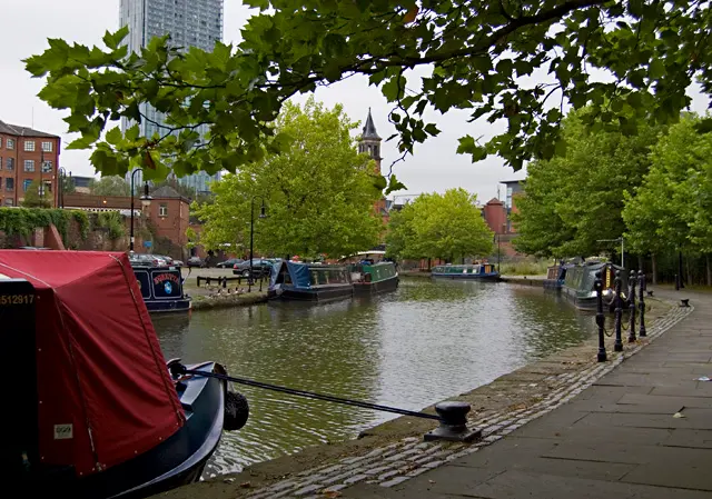 Castlefield canals and railway viaducts