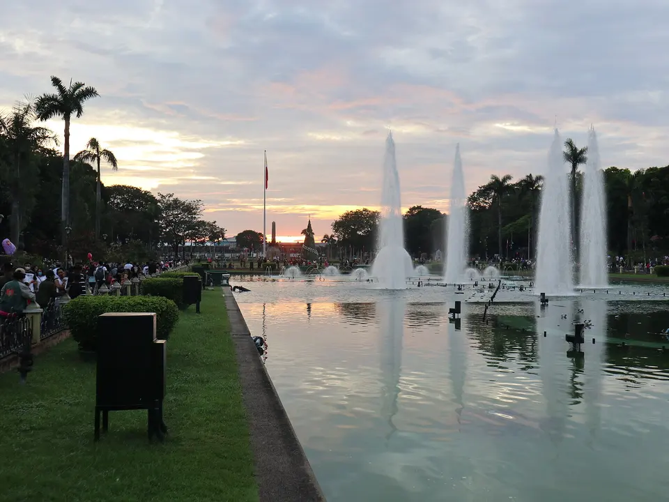 Rizal Park and the Rizal Monument