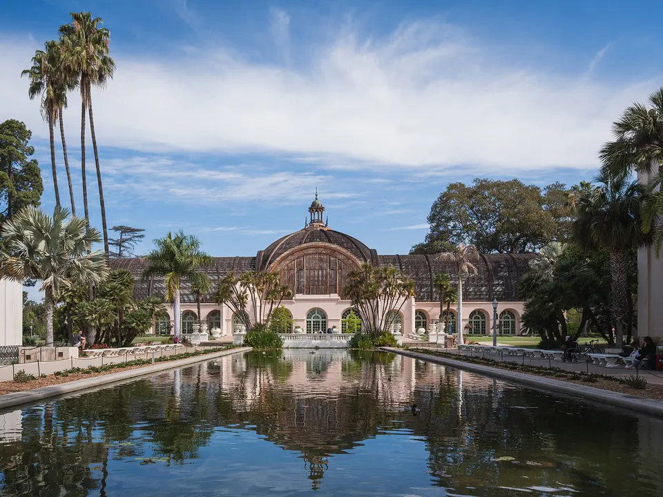 Botanical Building and Lily Pond