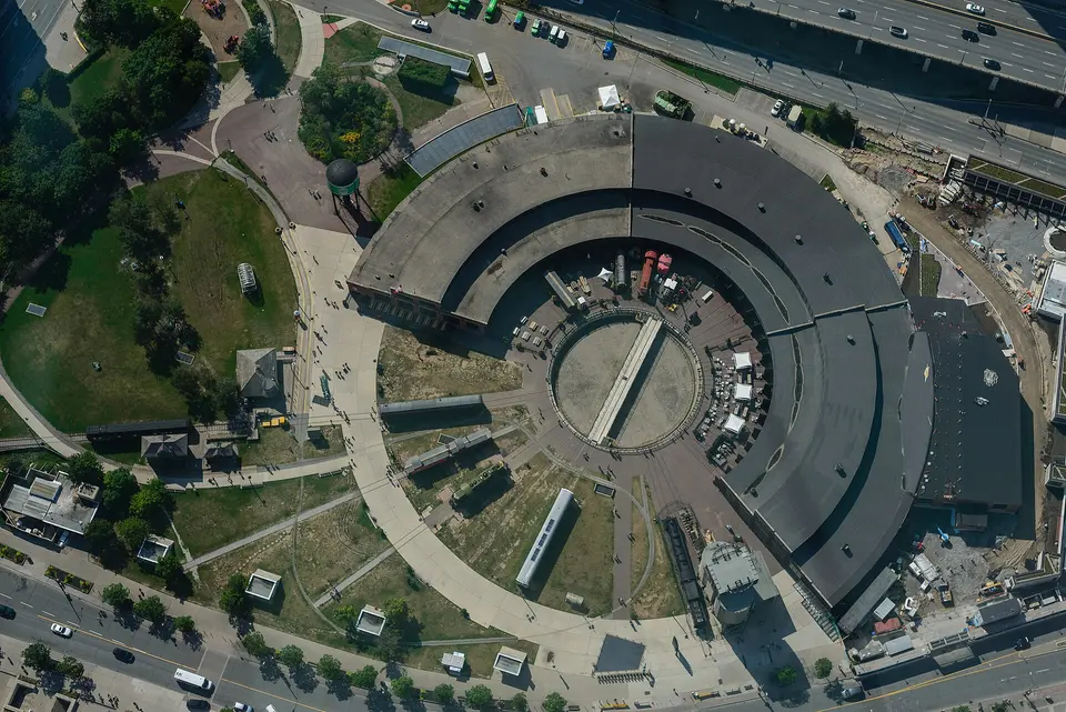 Roundhouse Park and the Toronto Railway Museum